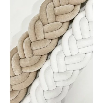 Prémium fonott velúr rácsvédő - vékony hatos fonat - általad megadott színben 