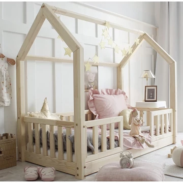 STAR Duo házikóágy - 90x190 - natúr fa