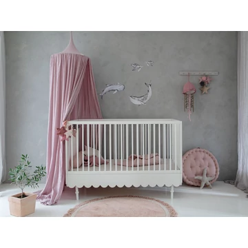 Babushka White átalakítható kiságy 70x140