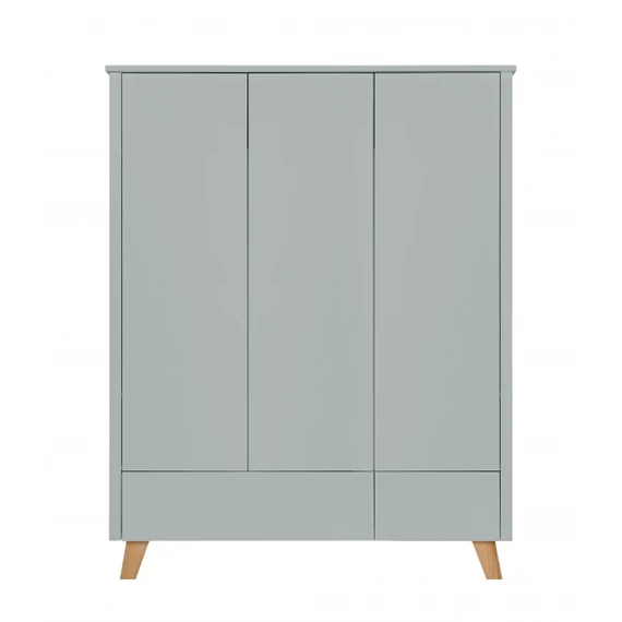Nordic Grey háromajtós gardróbszekrény