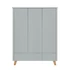 Kép 1/3 - Nordic Grey háromajtós gardróbszekrény
